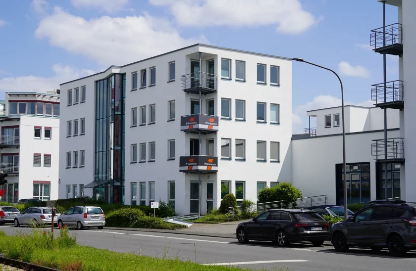 Primosensor Firmenschilder Balkon